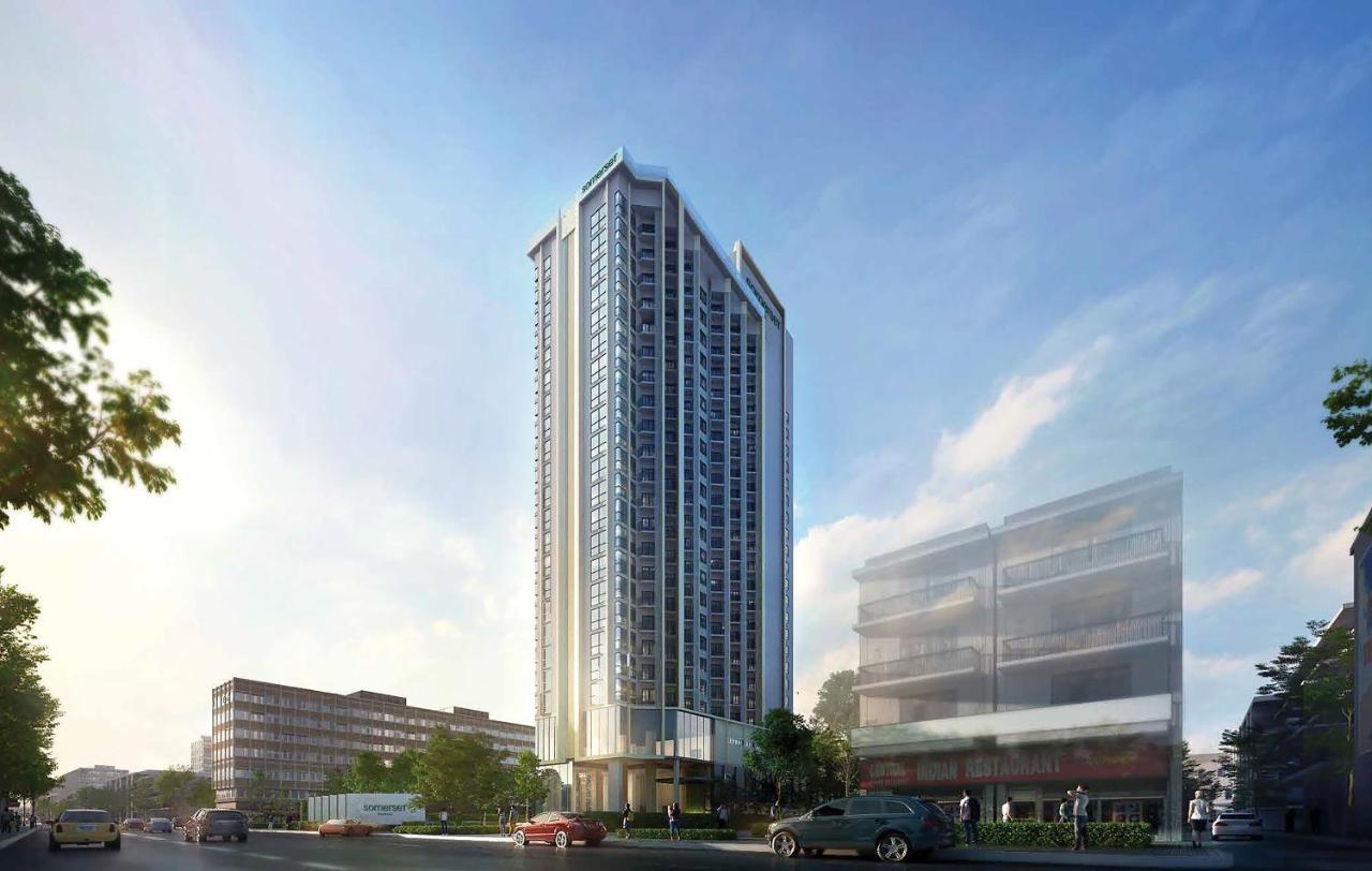 Somerset Pattaya Exteriér fotografie The 38-storey residential tower