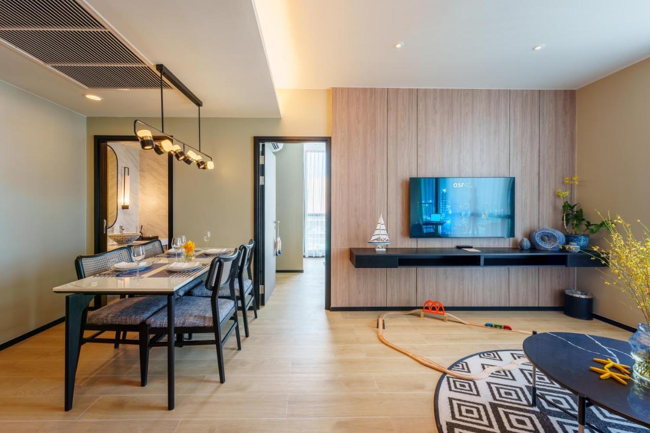 Somerset Pattaya Exteriér fotografie A living room in a condominium